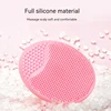 Silicone Face Wash Brush Clean Pores Baby Shampoo Brush Baby Bath Brush Soft Hair Round Shampoo Comb Home Use 3