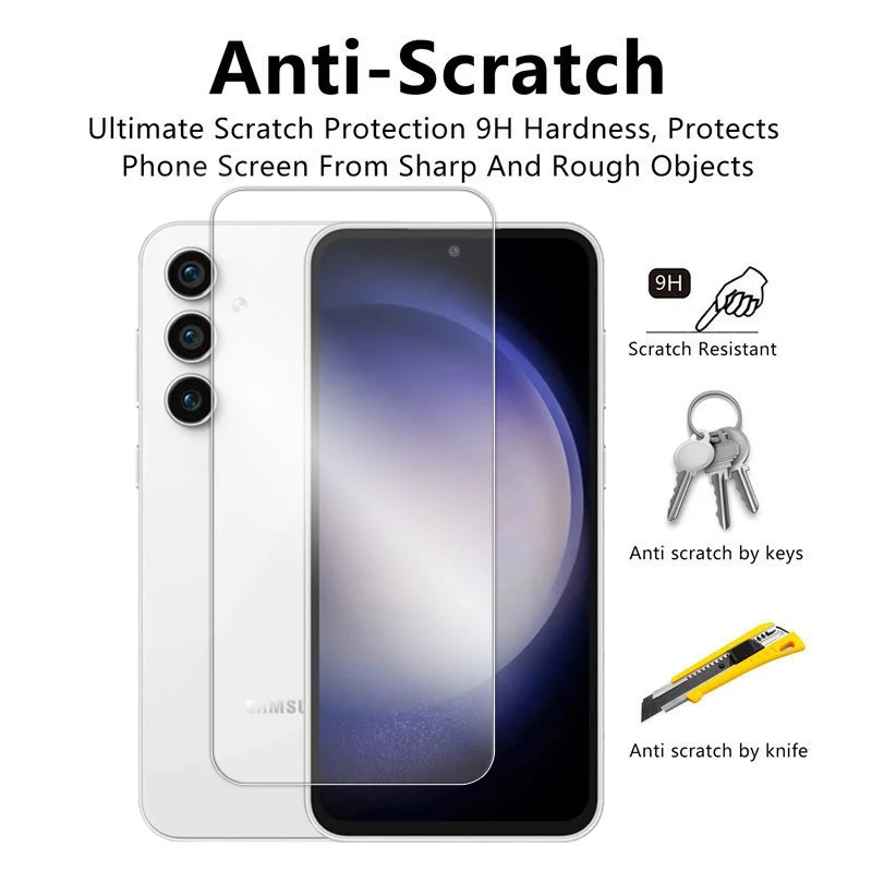 Рисунок 3 - Прозрачное клеевое стекло для Samsung Galaxy S23 FE