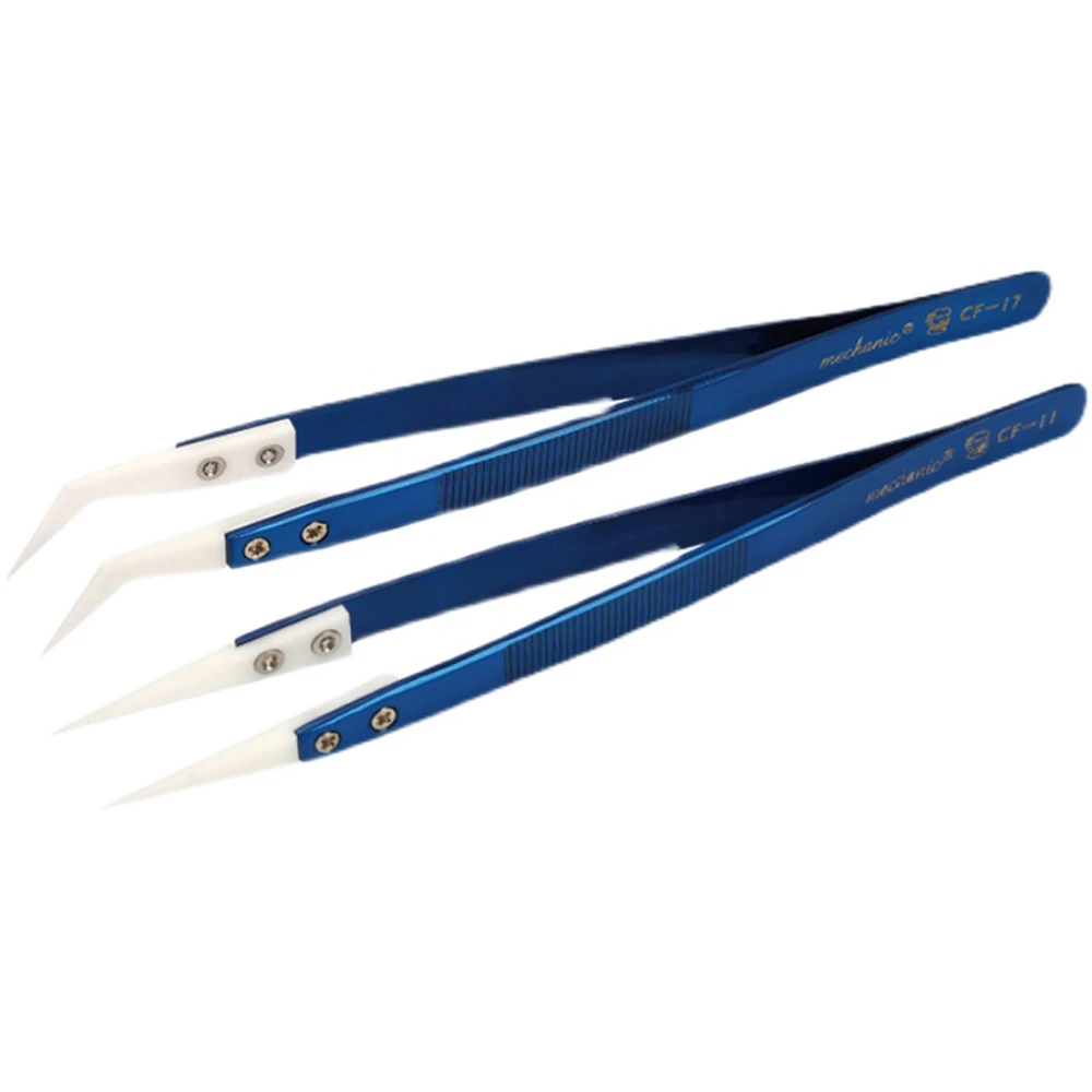 

Mechanic High Temperature Precision Insulation Ceramic Tweezers Special for Phone Mainboard Fying Line Repair Tool