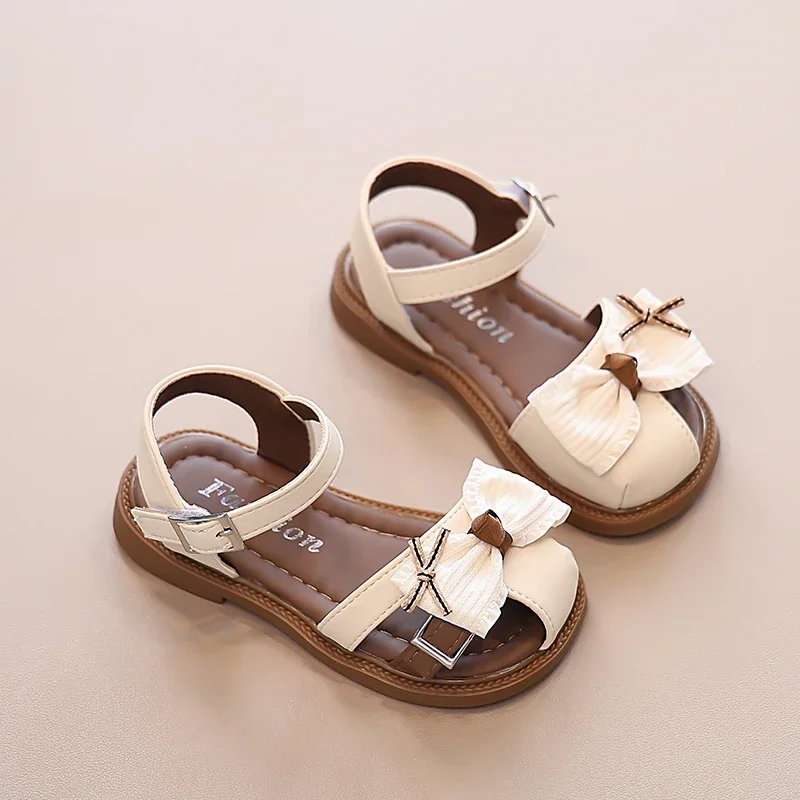 Girls Summer Flat Sandals Kids Beach Shoes