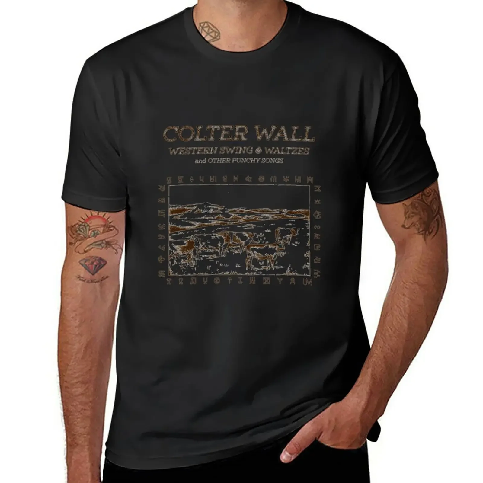 

Colter Wall Western Tour 2020 nekat12 T-Shirt customs hippie clothes blanks mens tall t shirts
