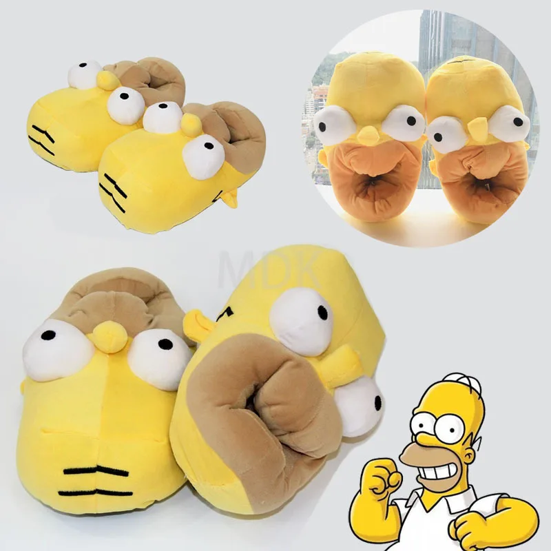 Cartoon Men Women Winter Home Slippers 