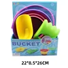 Children Beach Bucket Foldable Sand Toy Portable Play Summer Beach Water Game Telescopic Bucket Kids Toys Multi Purpose Storage 6