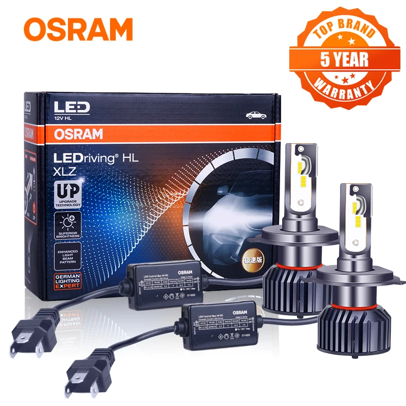 OSRAM LED H1 H4 H7 H8 H11 H16 HB2 HB3 HB4 HIR2 9003 9005 9006 9012 HYZ LED  Head Light Fog Lamp 6000K Cool White Original Bulb 2X - AliExpress