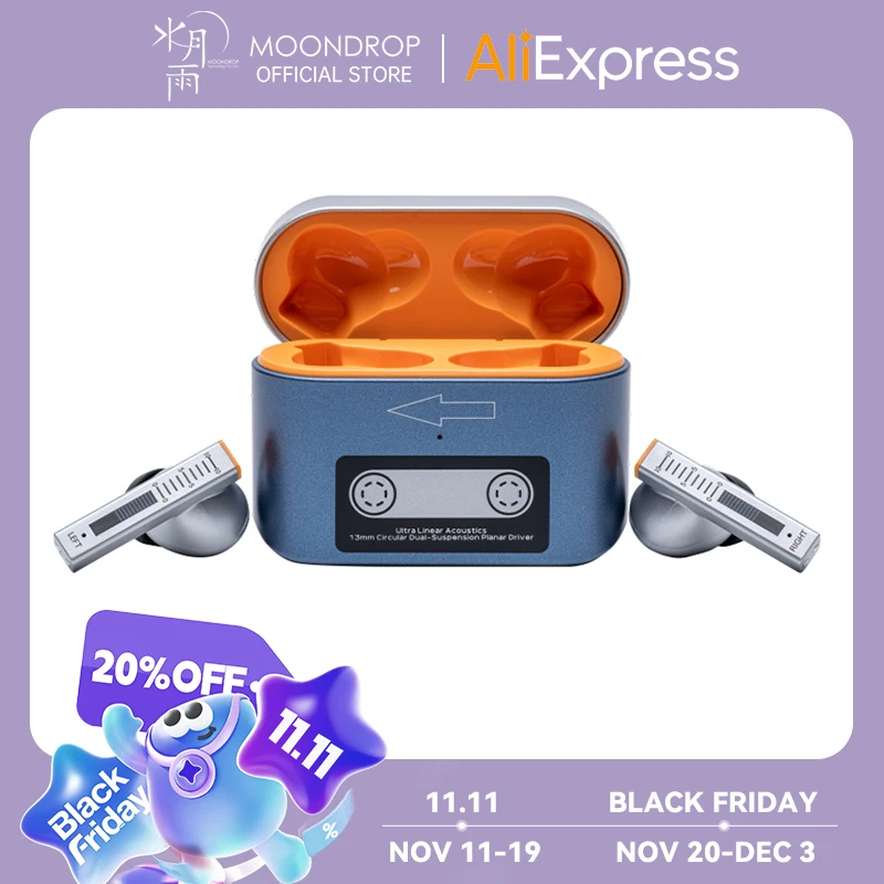 MOONDROP Golden Ages TWS Earphones 13mm Super-Linear Full