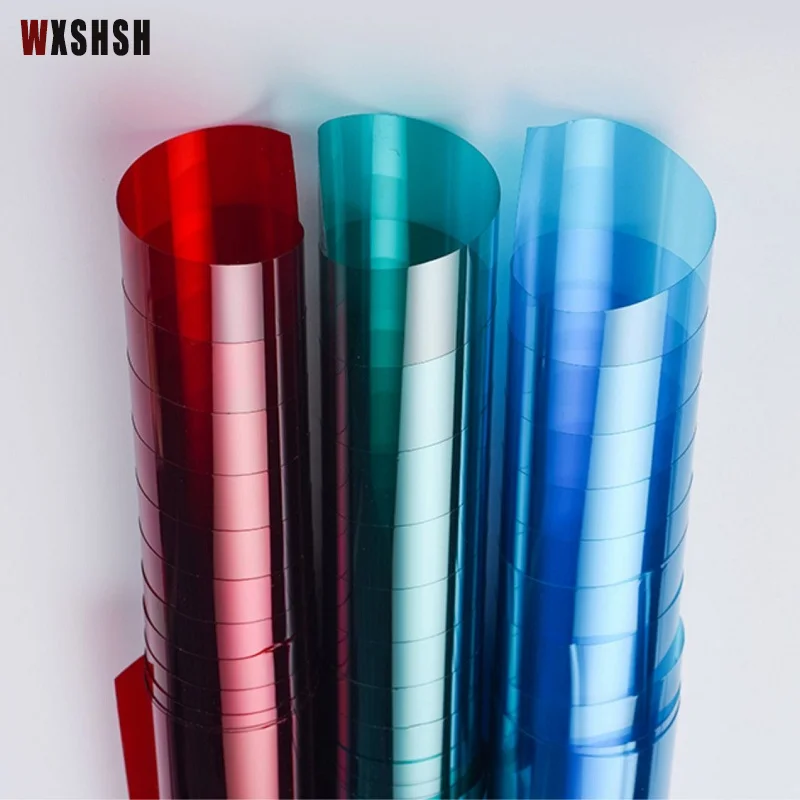 Multi-Colour Decorative Glass Film PET UV-Prevention Drop-Shipping Transparent For Home Office Store Window Tint-Film