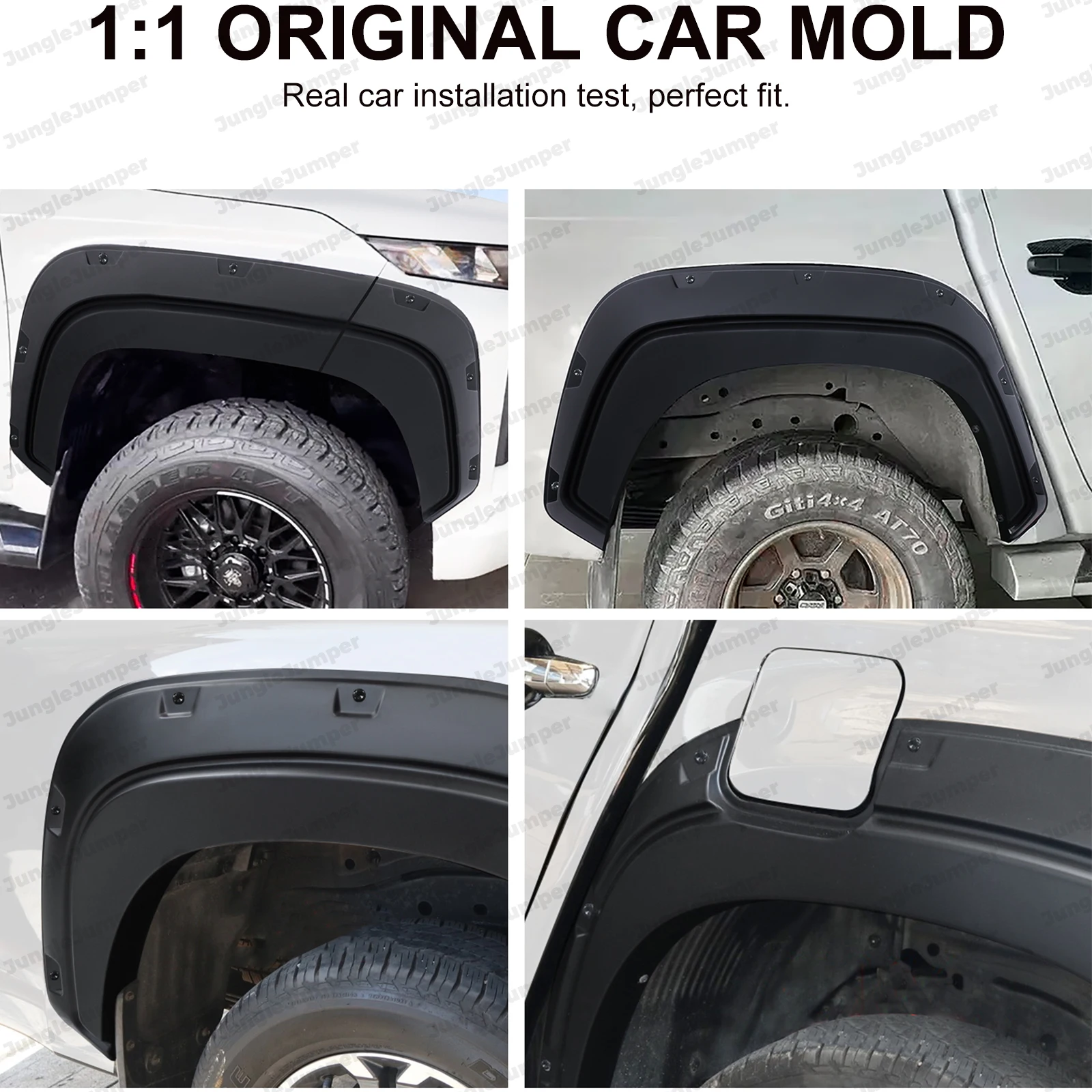 미쓰비시 트라이톤 L200 MR 2019-2023용 포켓 스타일 펜더 플레어 커버 휠 아치 머드가드 자동차 액세서리 더블캡 오프로드