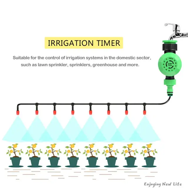 Plastic Programmable Intelligence Automatic Watering Tools Garden Irrigation System Mechanical Timer Controller 1
