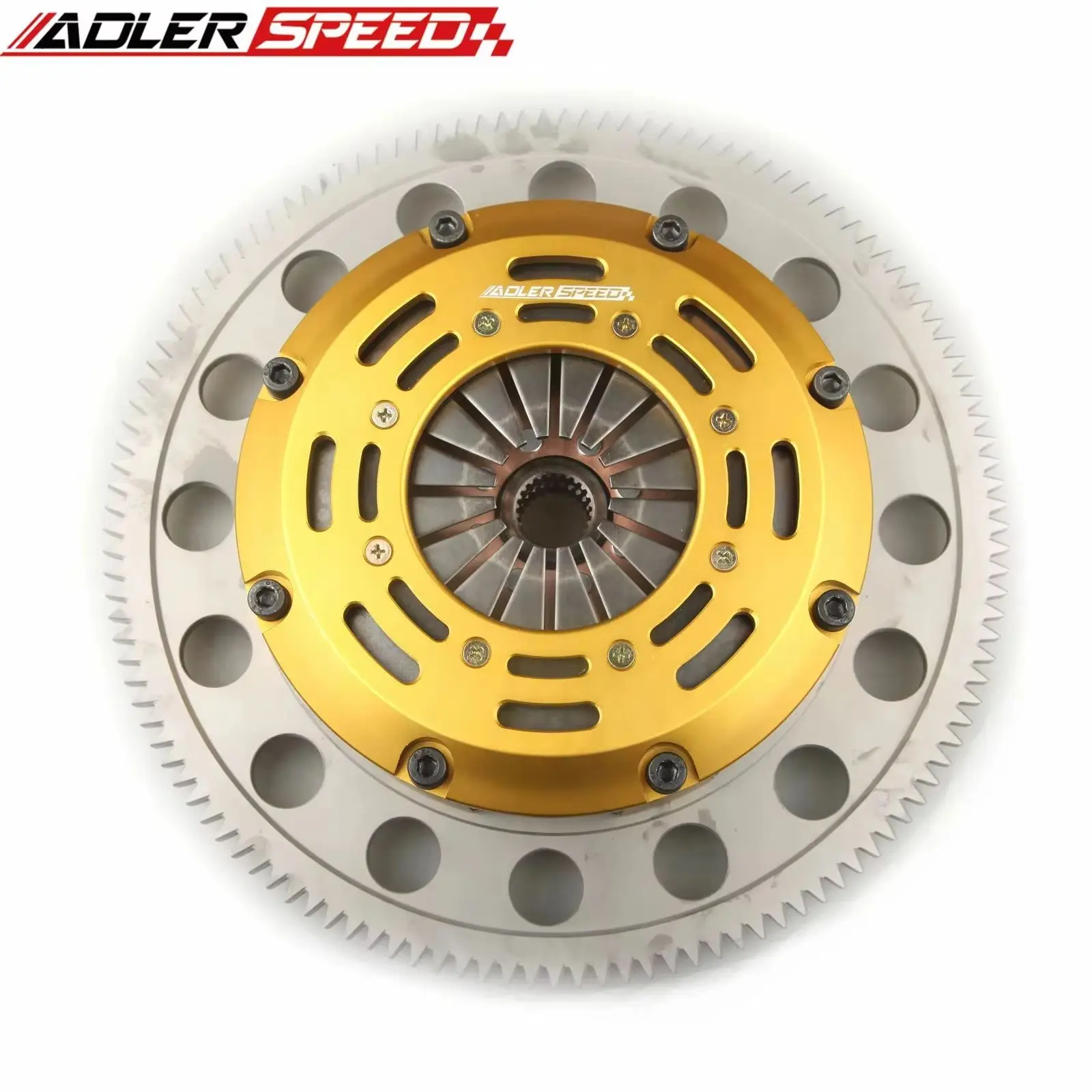 ADLERSPEED 7.25인치(185mm) 스피드 레이싱 클러치 트윈 디스크 키트 (2004-2011 마쓰다 RX8 RX-8 1.3L 13BMSP 용)