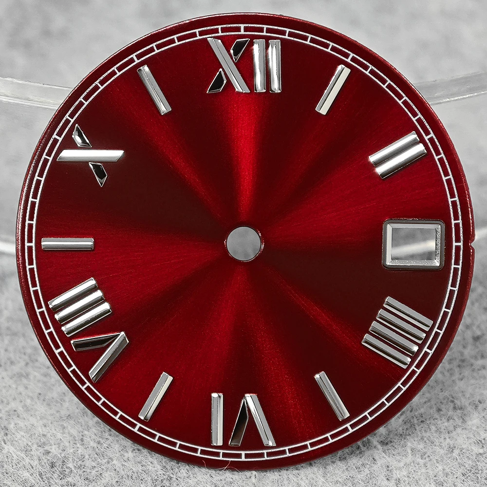 Green Luminous High-Quality Watch Face for Date Series, 28.5mm Dial