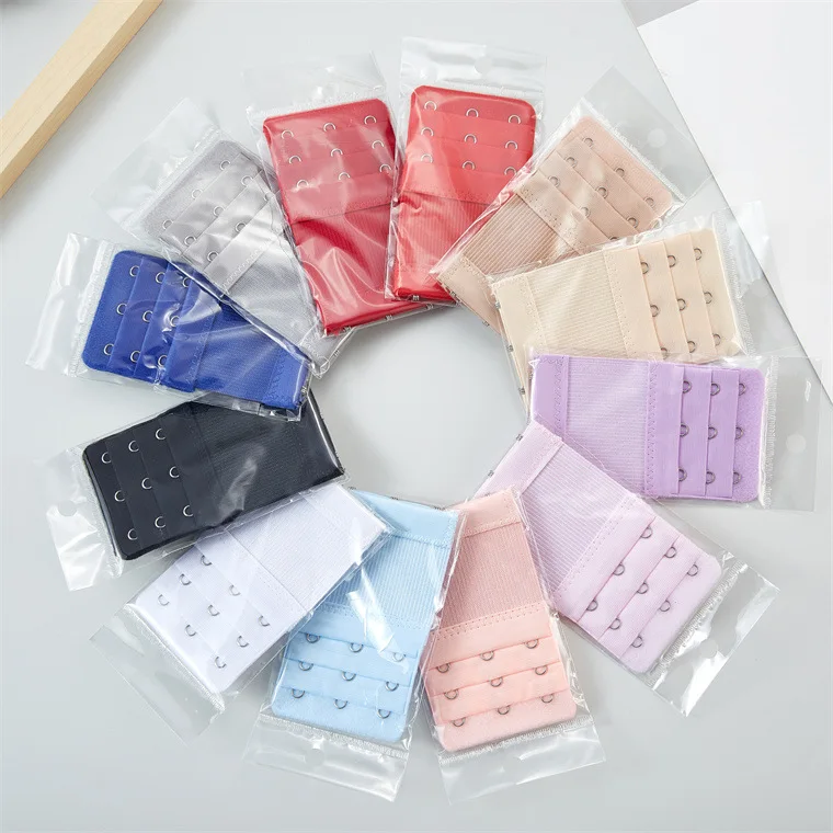 1/3/10pcs 3 Rows 2 3 Bra Hooks Extenders Strap Buckle Extension Bra Strap Extender Intimates Accessories Women bra extender bra straps invisible bra straps bra buckle
