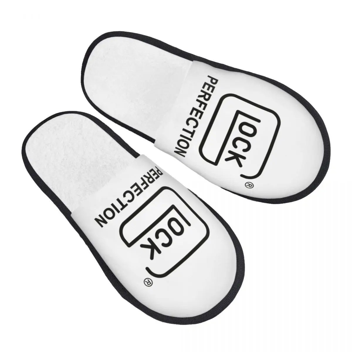 

Tactical Glock Shooting Sports Cozy Scuff Memory Foam Slippers Women Hotel House Shoes