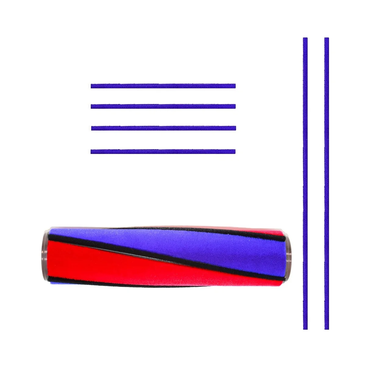 

Сменная щетка для V6 V7 V8 V10 V11, аксессуары мягкий валик, с 6 войлочными полосками, для очистки и удаления пыли