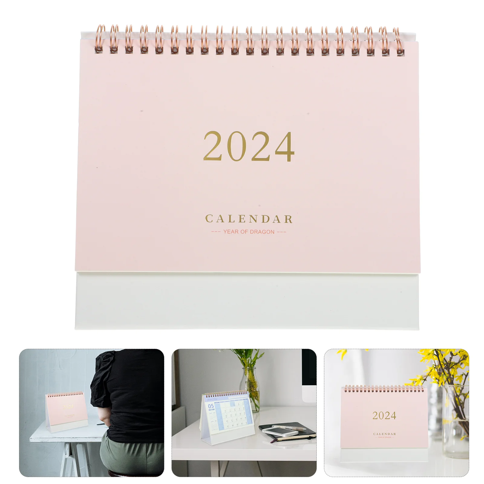 2024 Desk Calendar The Office Desk Decorations For Deskeations Delicate  Standing Decorative Students Small Fresh Table Home - AliExpress