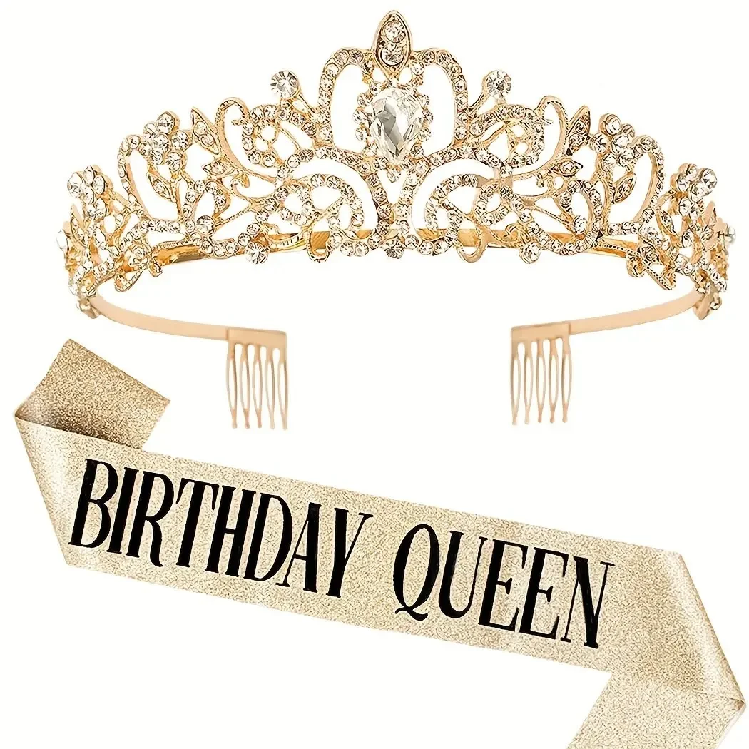 6e verjaardag sjerp en tiara set rose goud