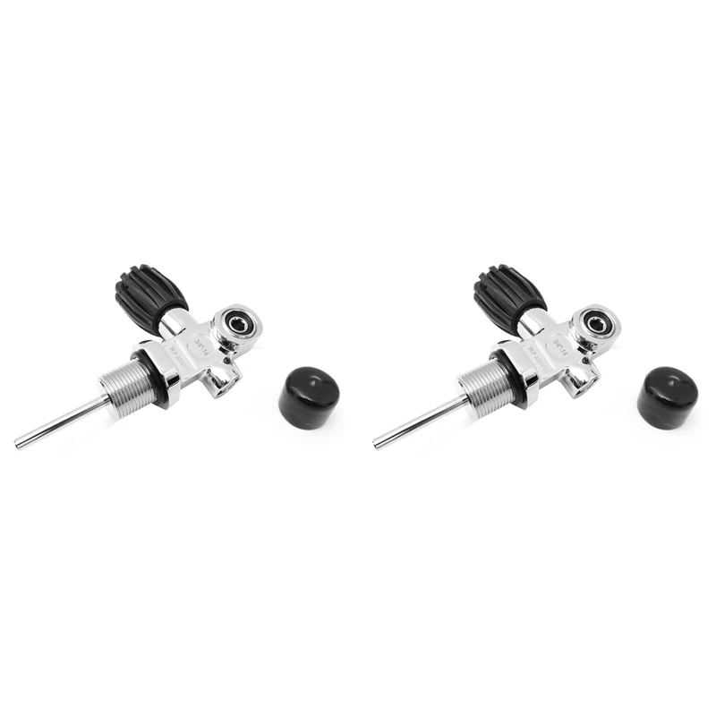 

New-2X 3000Psi 250Bar 3/4-14NPS High Pressure Scuba Diving Tank Valve Cylinder Reducing Valve