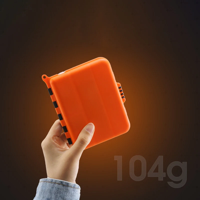 

Sealed Waterproof Trout Tackle Tray Plastic Double Sided Fish Lure Storage Boxes Small Organizer Fishing Suitcase For Bait