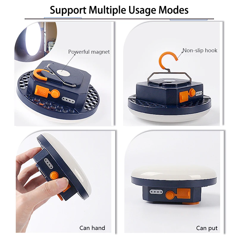 Rechargeable 30W LED Tent Lantern - Portable High-Power Outdoor Camping Light