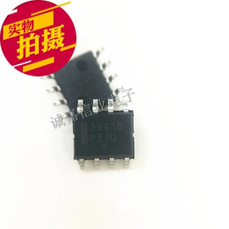 

10pcs/Lot UC3843BD1R2G SOP-8 MARKING;3843B Switching Controllers 52kHz 1A Current PWM w/96% Duty Cycle Max