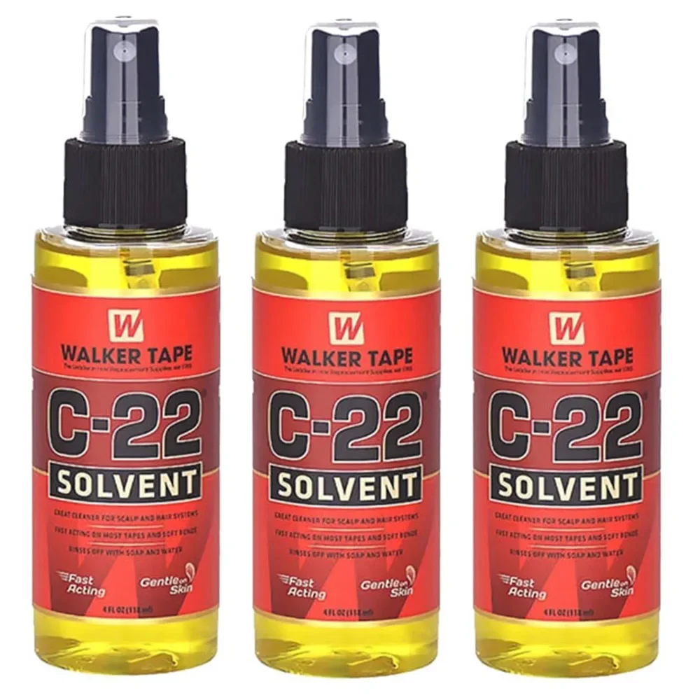 10/5/3개입 118ml C22 가발 레이스 글루 리무버 가발 헤어 테이프 용제 가발 글루 리무버 레이스 방수 헤어 교체 제거용