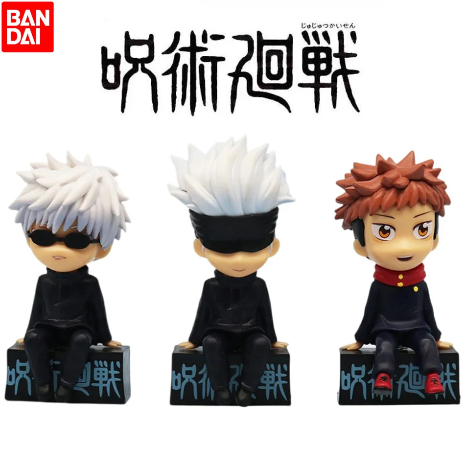 thumbnail image 1 of Treingi 2024 11cm Anime Jujutsu Kaisen Figura Itadori Yuji Gojo Satori Fushiguro Megumi Kugisaki Kawaii Juguete PVC Modelo Figura de acción Regalo para niños, 1 of 5