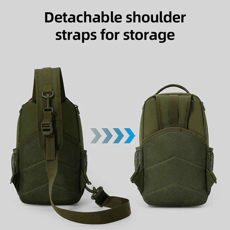 Nylon Fishing Backpack with Rod Holder for Outdoor Camping Hiking