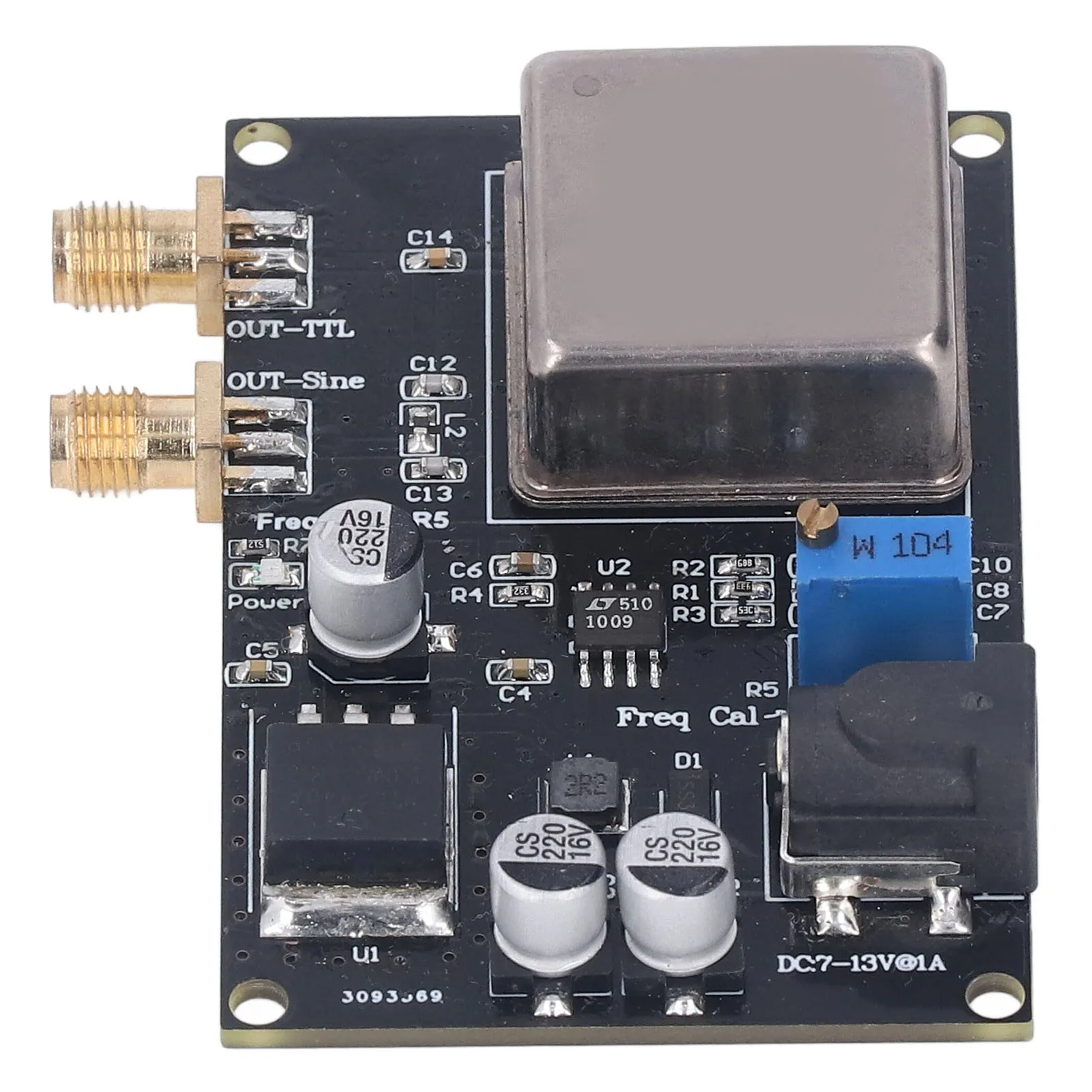 Crystal Oscillator Module OCXO 10MHz Frequency Standard Reference Module Crystal Oscillator Constant Temperature Board