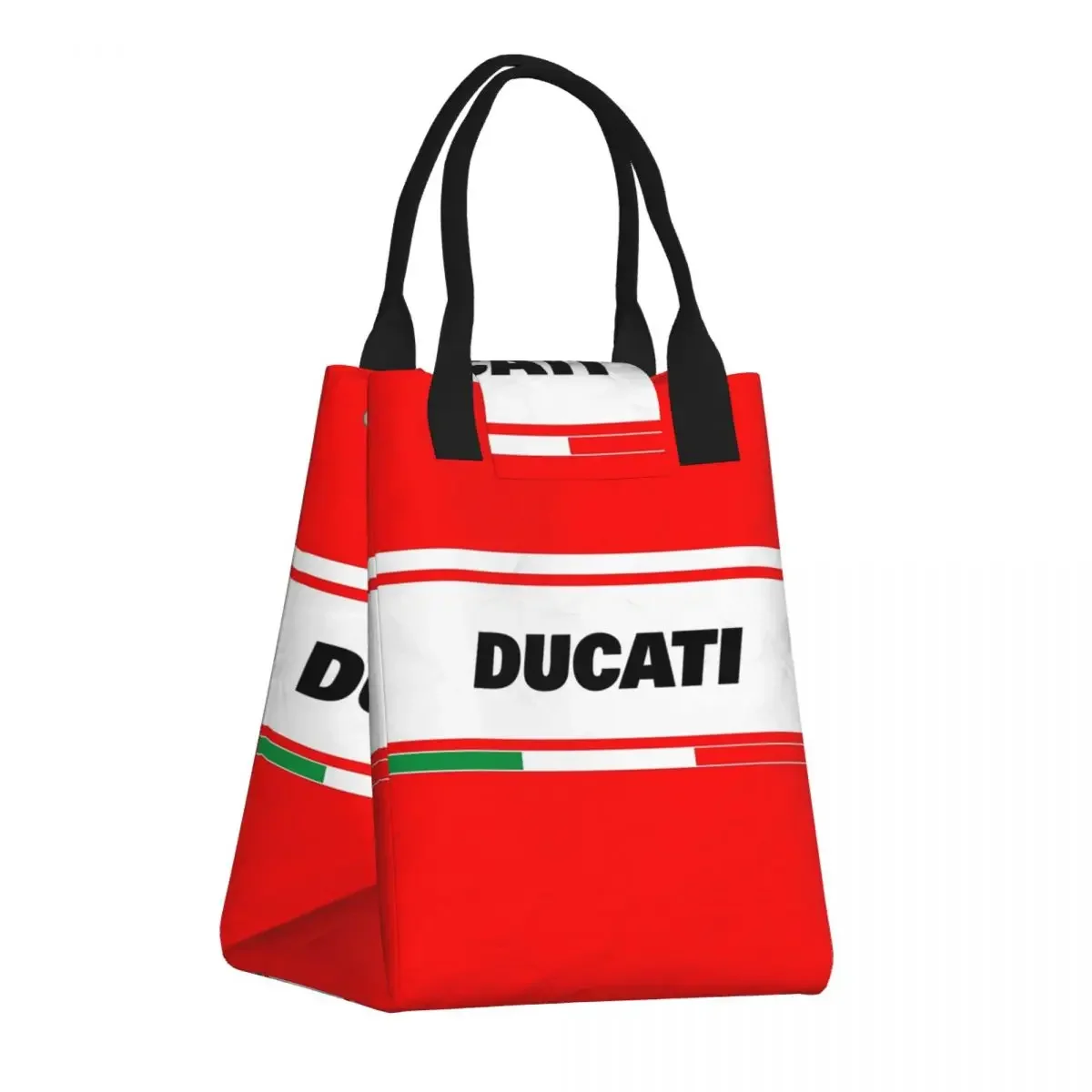 

Ducatis Italy Lunch Bag Resuable Motorcycle Thermal Cooler Insulated Bento Box For Women Beach Camping Travel Food Tote Bags