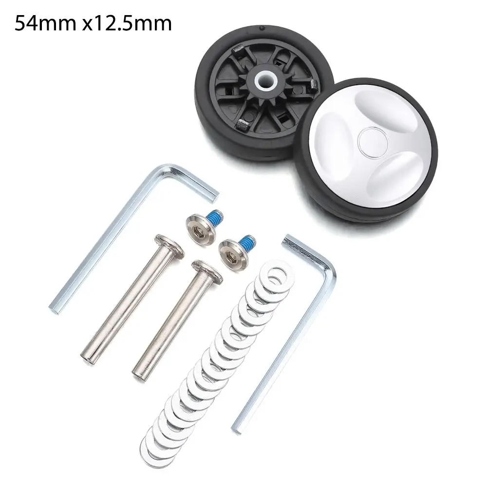 Silent Travel Luggage Wheels Repair Kit with Screws - Spare Parts