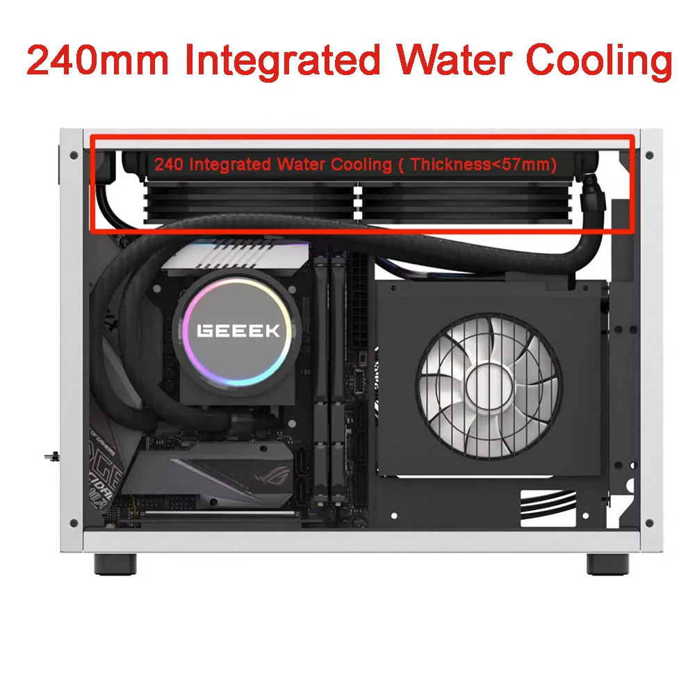 Watercooling M1 Itx Mini ITX Computer Chassis 240mm Integrated