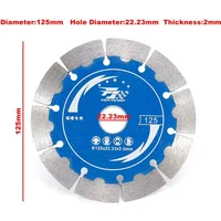 125mm Wood Cutting Disk Diamond Saw Blades Wood Cutter Multitool Angle Grinder Accessories For Woodworking Cutting Wood Saw Disc 1