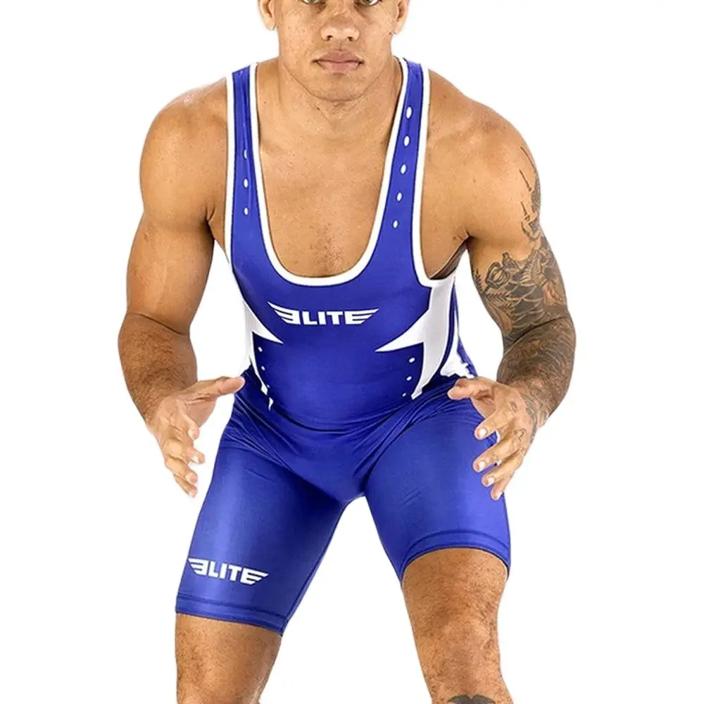 

Wrestling Singlet Weightlifting Men PowerLifting Triathlon Bodysuit WWE Gym Breathable Sports Skinsuit Swimwear Marathon Running