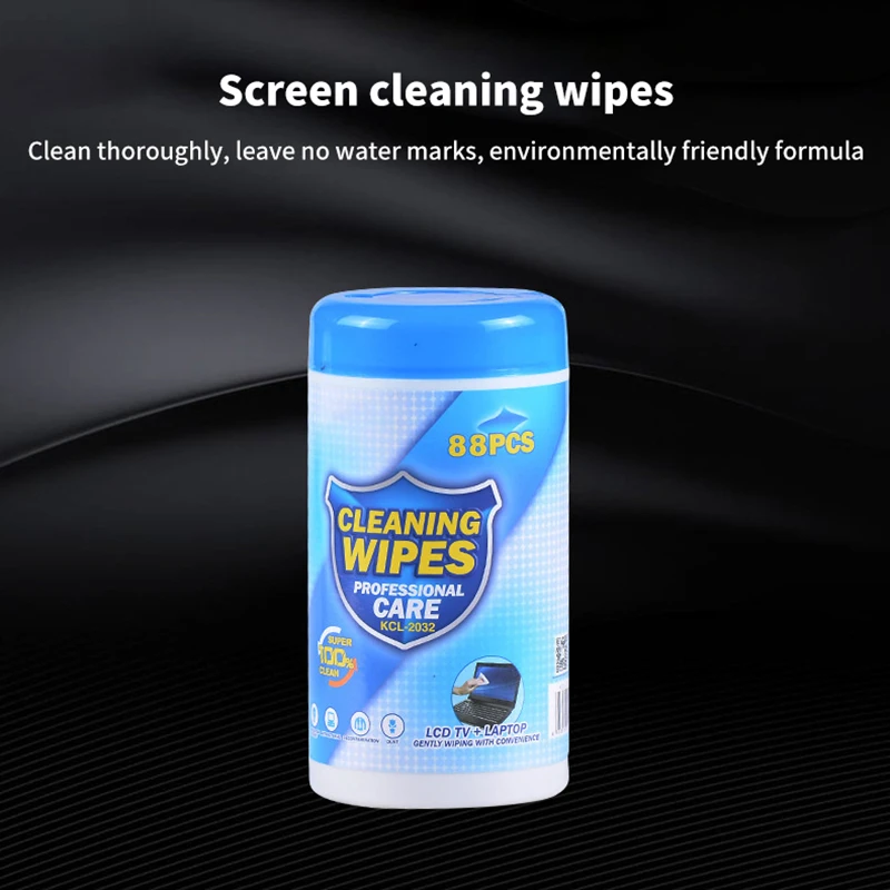 88PCS/Box Soft Anti-static Cleaning Wipes Wet Tissues For Computer Laptop LCD Monitor TV Mobile Phone Screen Digital Products 4