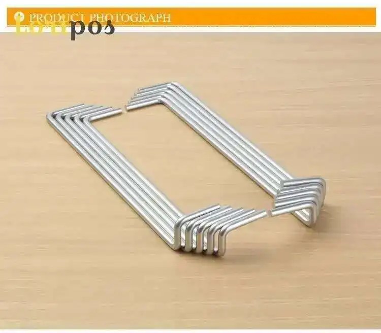 10 paare/los Premintehdw Küche Schrank Schrank Tür Platte Probe Bord Halter Lager Display Rack Display Halterung Chrom Pol – Detail 3