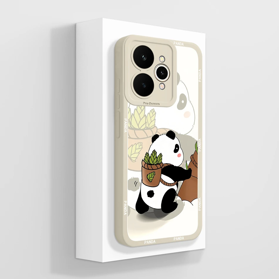 Pretty Flowers Pattern Soft Liquid Silicone Shockproof Phone Case - Full Coverage Bumper