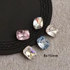 8x10mm Pointed Bottom Pillow Shaped Nail Art Rhinestone High Quality Crystal Stone Fingernail DIY Decorative Accessories 3