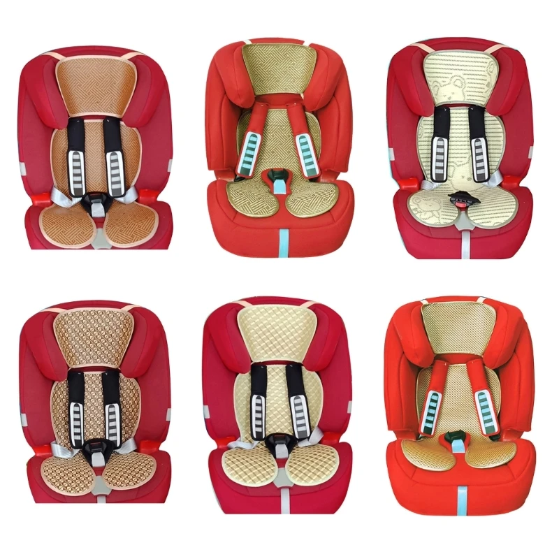 

Ice Silk Safety Seat Cushion Baby Seat Cooling Mat Universal Cushion Pad Breathable Infant Stroller Cushion Essential