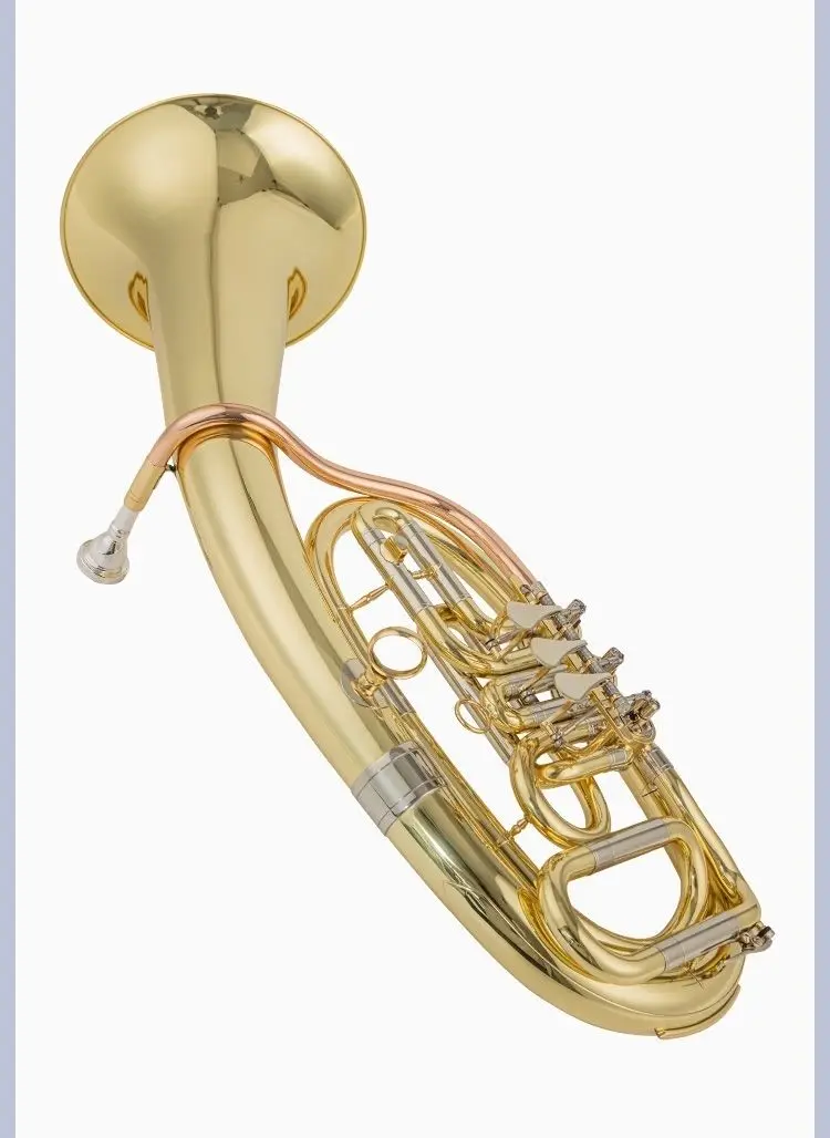 BACH 530 580 Baritone Horn Brass gold-plated tenor Baritone B-flat professional 3/4 key performance instrument trumpet horn