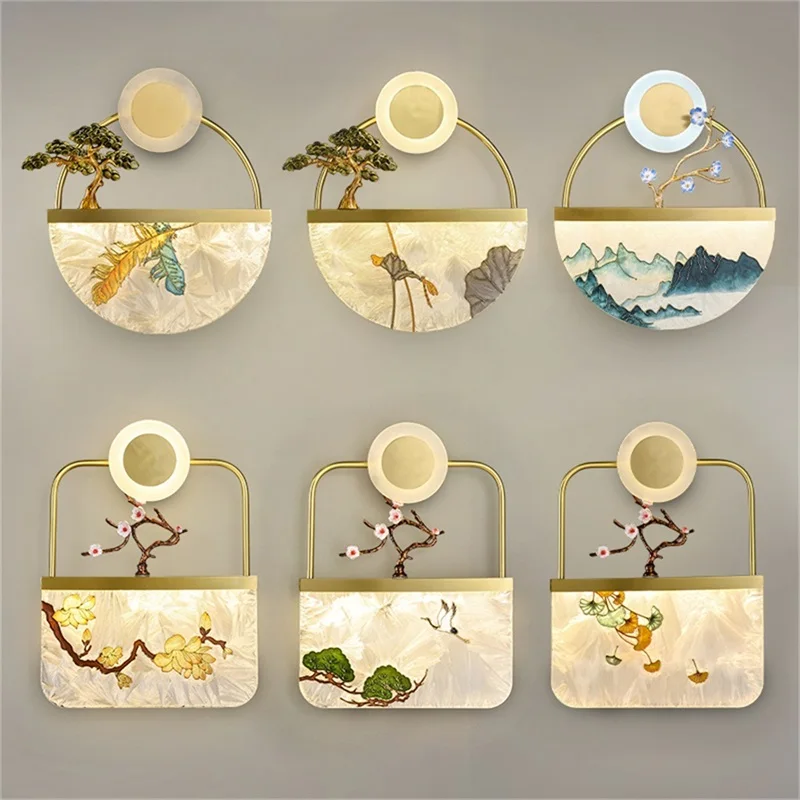 SOURA Creative Pattern Wall Sconces Light 2