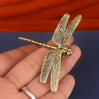 Vintage Brass Dragonfly Figurine 1