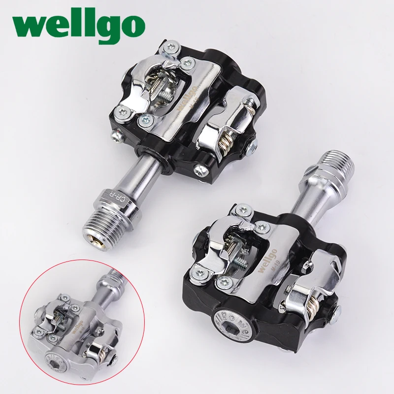 Jeu de cale-pieds WELLGO VTT/Route RC8 Shimano SH51 / SPD-SL