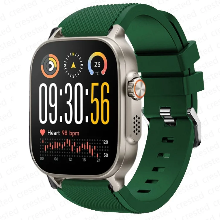 Sport Silicone Band Replacement Bracelet - Premium 22mm Watch Strap