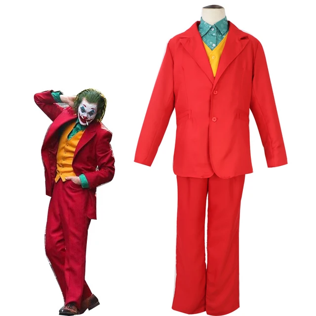 Adult Kids Movie Joker Arthur Fleck Cosplay Costumes Joaquin