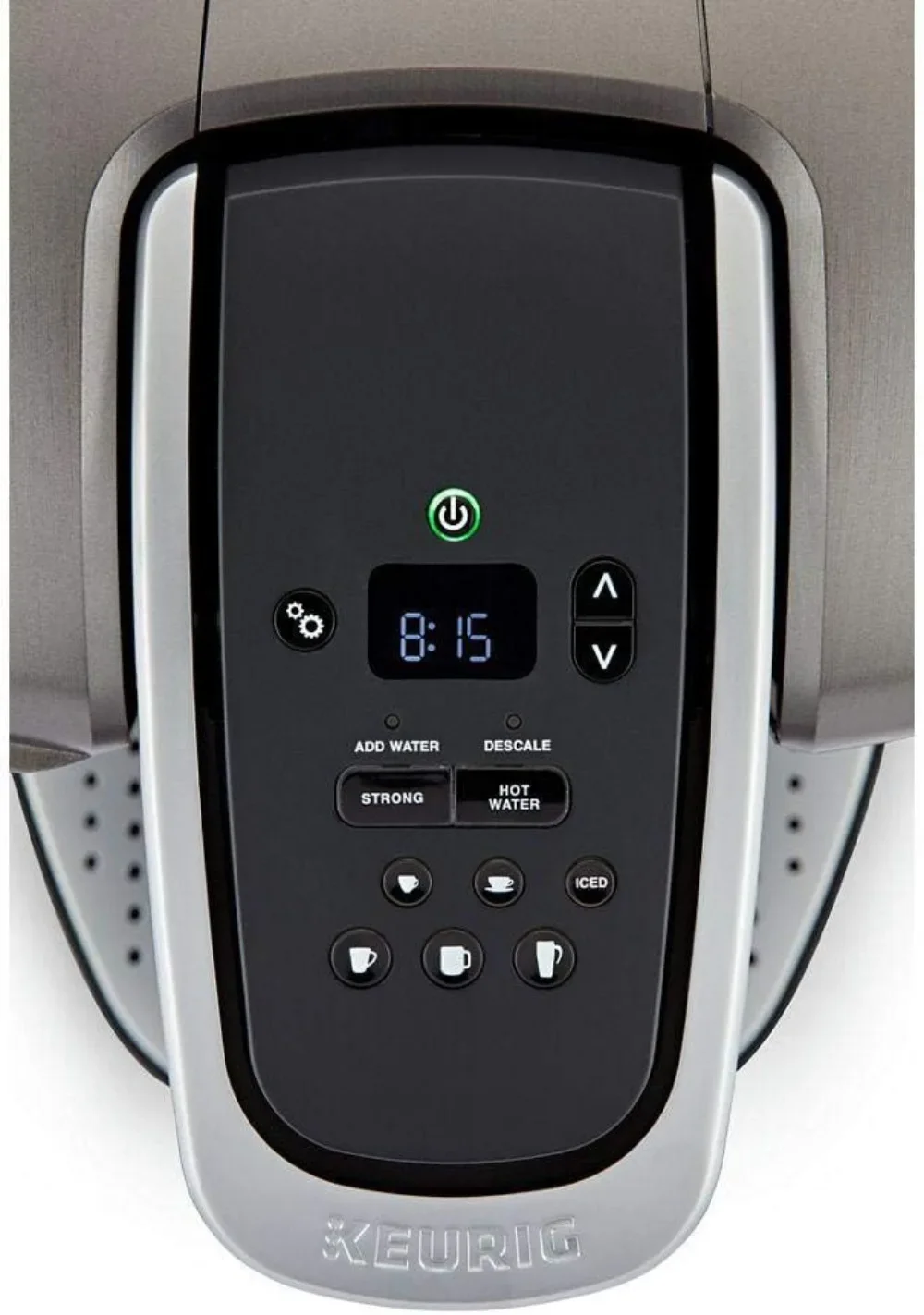 Keurig K-Elite Single-Serve K-Cup Pod Coffee Maker, Brushed Slate, 12 oz. Brew Size 3