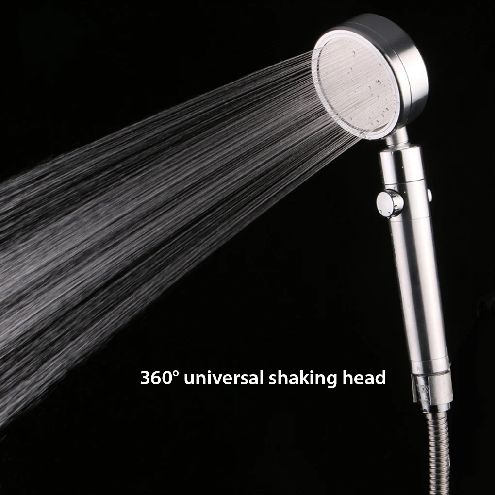 Showerhead Adjustable High Pressure Booster Shower Head 360 Degree