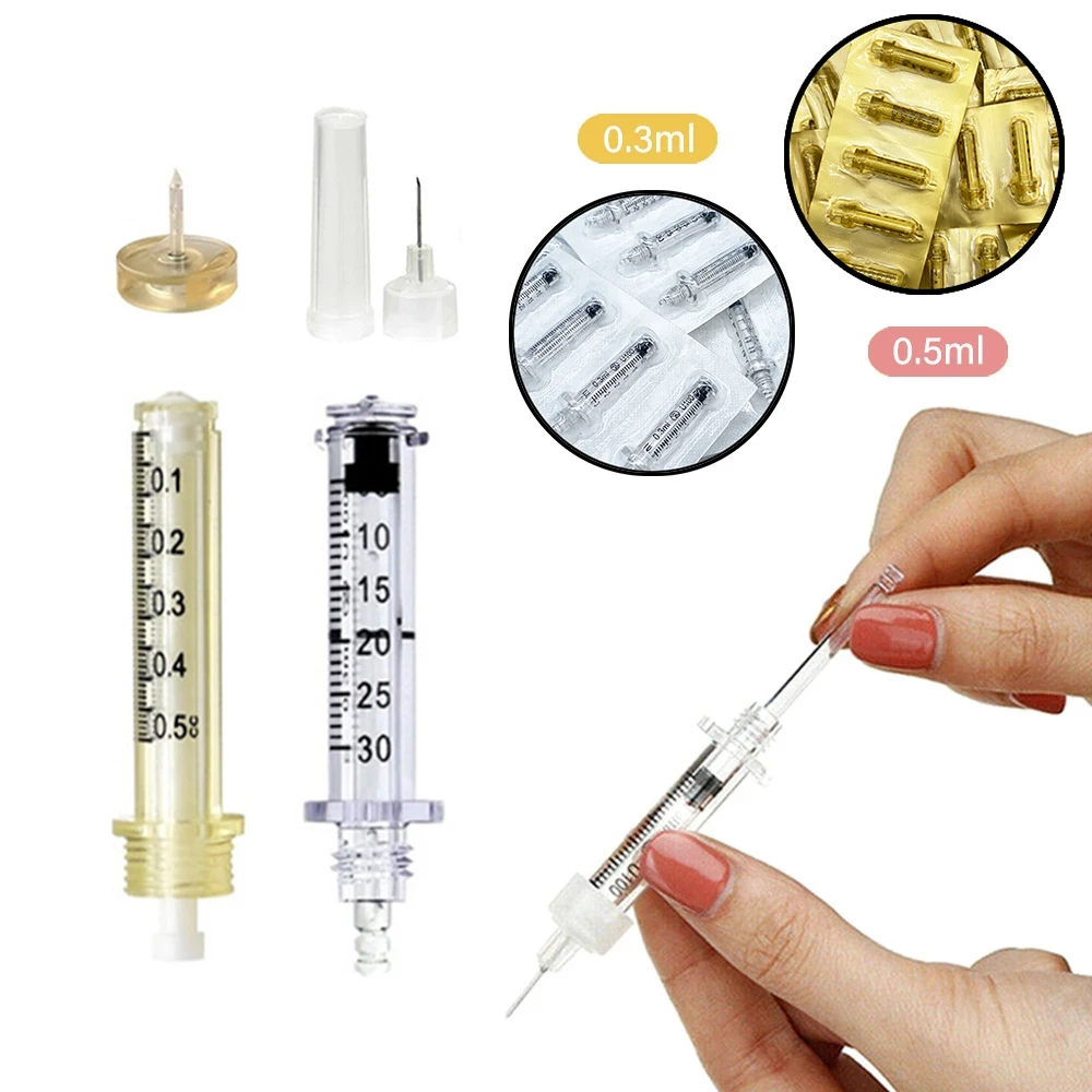 0.3&0.5 Ampoule for Meso Gun Mesotherapy Pen Anti Wrinkle Facial Beauty Care