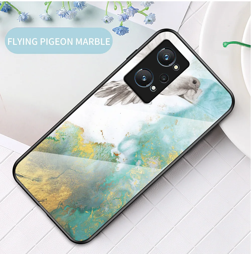 Realme GT Neo 3 2 Pro 2T housse DECLAREYAO Coque rigide en verre mince pour OPPO Realme GT Master Neo étui Flash verre trempé_voghion.com