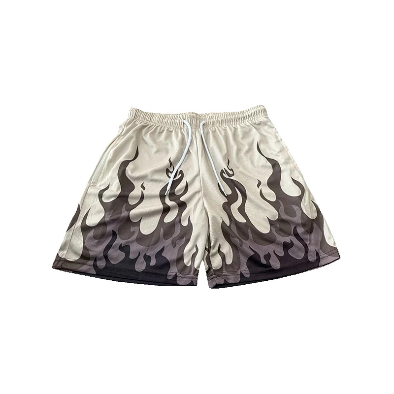 2026 NEUE Sommer Mesh Basketball-Shorts für Herren, Schnelltrocknende Lockere Sportshorts, Lässige Trendige Lauf- und Strandshorts – Detail 9