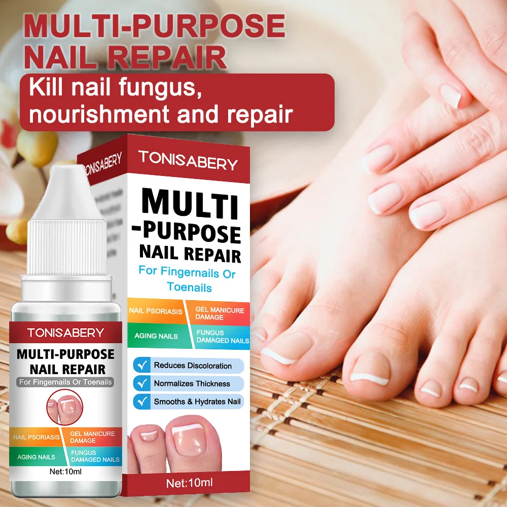 10ml Gray nail Repair Solution Hand and Foot Care Nourishing Repair Solution Moisturizing and Smoothing Nail Polish