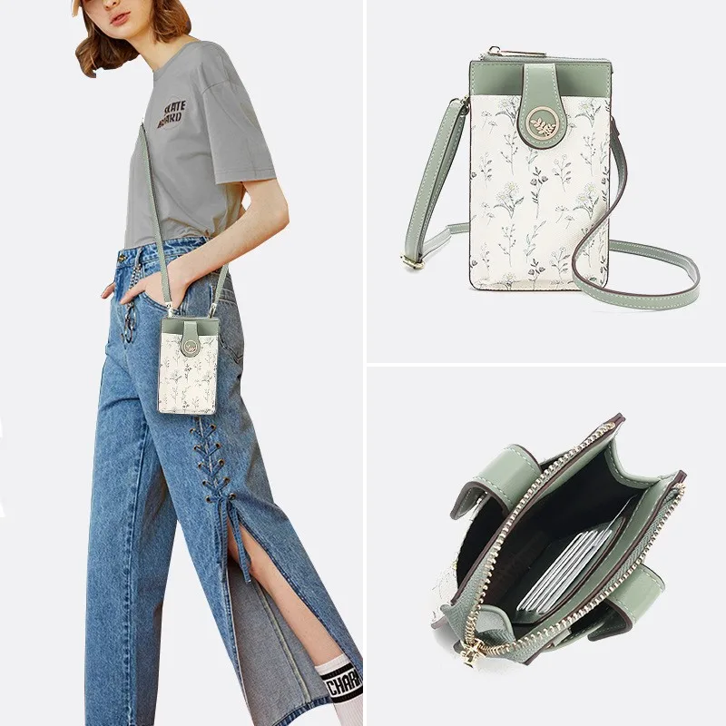 

Women's Shoulder Crossbody Bag Fashion Summer Portable Versatile Mini Bag Messenger Mobile Phone Bag Card Bag Female